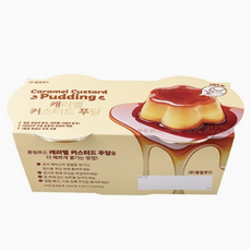 풍림푸드 캐러멜 커스터드 푸딩, 2개, 120g