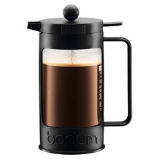 보덤 Bodum 프렌치프레스 빈 8 컵 1.0 L 커피 메이커 블랙 Bean Ctt6, 1개