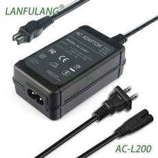 Sony Handycam 용 AC-L200 전원 어댑터 충전기 AC-L200C AC-L200D DCR-DVD10, 상세내용참조