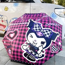 Taobei 쿠로미 학생 전자동 자외선 차단 접이식 우산