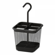 이케아 우프다테라 식기도구 가방 앤트러싸이트 12x12cm 004.864.26, 1개