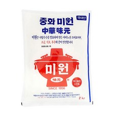 대상 중화미원 2kg/ 대용량 조미료/ 해물요리 감칠맛, 중화미원 2kg