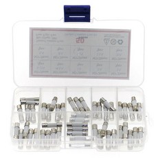 고속 세라믹 퓨즈 키트 250V 5mm x 20mm 0.25A 0.5A 1A 2A 3A 5A 8A 10A 15A 20 AMP 퓨즈 튜브 모음 박스당 50 개, 50개