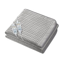 보이로 전기요 2인용 더블 전자파없는 전기장판, 그레이 (UB96)