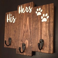 [모스월아트] WH-101 빈티지 레터링 다용도 DOGGY 홀더 열쇠 벽장식 리뷰후기
