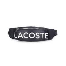 LACOSTE L1212 Cuir animation belt bag leather polyamide dark blue NH2932IAB88