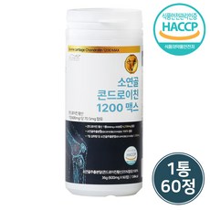 소연골 콘드로이친 1200 맥스, 1통, 600mg