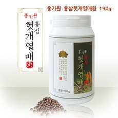 홍삼헛개열매환 칼륨 아미노산 무기질 홍삼 헛개나무줄기, 2병, 190g