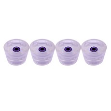 70mm 스케이트 보드 바퀴 롱 보드 바퀴 led 플래시 4 pcs 전기 스케이트 보드에 빛나는 이중 행 스케이트, 우레탄, 화이트 퍼플
