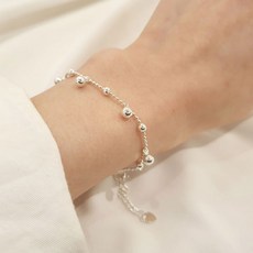 실버구슬팔찌
