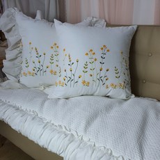 광목방석프릴커버50×50