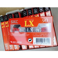 SKC 카세트공테이프 공테이프 카세트테이프녹음기 워크맨 레코더, 1.투명 46분
