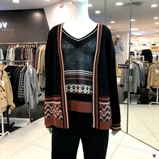 보브 시스루 루즈핏 오픈 가디건 7119350202 뉴코아일산
