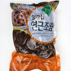 단무지 일가집 연근조림 무말랭이 1kg 우엉 양념깻잎 IN650 일미 장아찌 맛있는 반찬 *B!ust, 1개