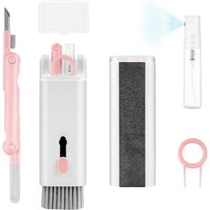 Airpods/iPad/iPhone/컴퓨터/에어팟 충전함을 위해 청소 브러시가 있는 다기능 7 in 1 전자 청소기 키트 Mac 키보드 키트 및 스크린 업그레이드