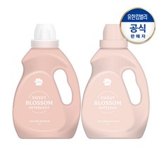 그린핑거 달콤한 블라썸 세탁세제 1.4L+달콤한 블라썸 섬유유연제 1.4L