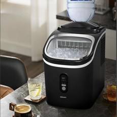 Hicom 생수통 제빙기 자동청소 아이스메이커 얼음 제조기 가정용 소형 캠핑 20kg