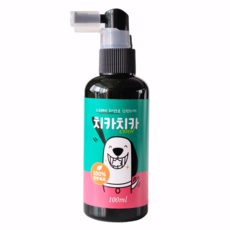 치카치카쿨 100ml * 1개. 강아지 고양이 뿌리는 치약 잇몸건강특화 충치예방 강아지입냄새 손쉬운 치아관리, 단일수량