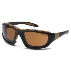  Carhartt Carthage 바람이 통하는 폼 보호대가 달린 보안경 투명한 김 서림 방지 렌즈, Sandstone Bronze Anti-fog Lens 