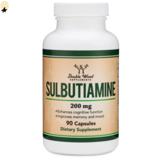 더블우드 설부티아민 200mg 90캡슐 Sulbutiamine, 1개, 90정