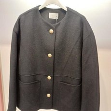 [라티움] Destijl HC06 겨울 울 라운드 가벼운 아우포켓 숏 짧은 코트형 쟈켓