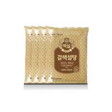 백설 갈색 설탕 3kg 4봉_MC, 4개