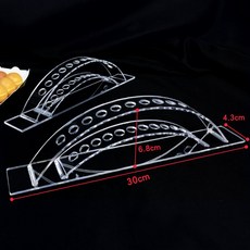 탕후루진열대 간식 꼬치 스탠드 꽂이 거치대 닭꼬지, 아크릴 진열대 1개, 1개