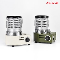 신일전자 캠핑용 가스난로 SCG-1400W 휴대용 낚시 야외, 카키
