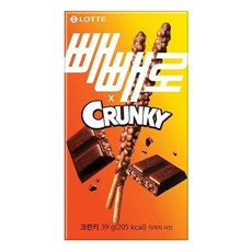 빼빼로 크런키, 39g, 40개