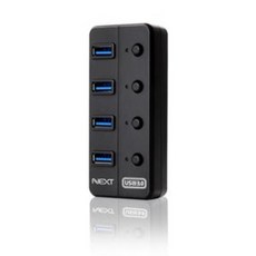 NEXT-703U3NP USB3.0 4포트 무전원허브(포트별 전원스위치제공) PLUG & PLAY, 기본