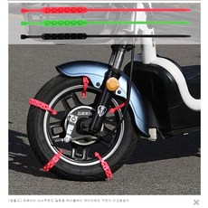 오토바이 스노우체인 일회용 케이블타이 타이어체인 자전거 미끄럼방지, 1개