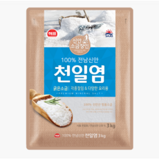 [해표] 천일염, 3kg, 1개