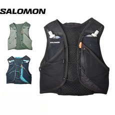 살로몬 러닝베스트 조끼 트레일 백팩 SALOMON ACTIVE SKIN 8 SET, L, 3. 블루 LC2178100