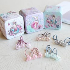 도도앤뉴 유아동 선물용 케이스 인어공주 머리끈SET