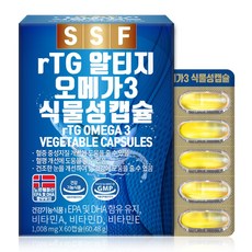 순수식품오메가3
 순수식품 rTG 오메가3 1000mg 60정 1개
