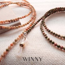 [winny] 3mm 매화석/어텀재스퍼 택1 원석 안경줄