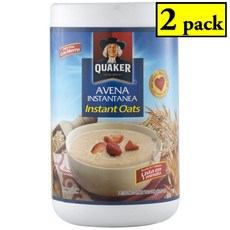 Quaker Avena Instant Oats Cereal Mix 퀘이커 아베나 인스턴트 오트 시리얼 믹스 11.6oz(330g) 2팩, 1개