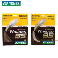 요넥스 NANOGY 95 (단품) 배드민턴 스트링, 레드