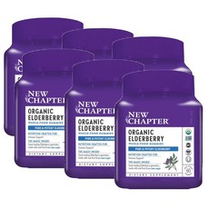 뉴챕터 엘더베리 훌 푸드 구미 New Chapter Elderberry Gummies, 6개, 60정