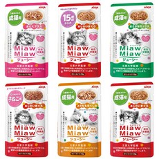 AIXIA 먀우먀우 쥬시 파우치 (MJP시리즈) 70g_종류선택, 자묘, 먀우먀우 쥬시 70g 1박스(12개입)