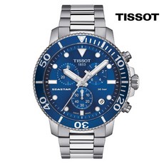 티쏘 씨스타 1000 쿼츠 크로노 T120.417.11.041.00 45.5mm 메탈시계
