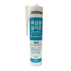 오공 욕실용 실리콘 화이트계열 300ml, 1개