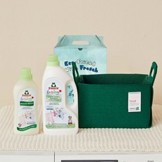 프로쉬 [매일배송]프로쉬 독일 베이비세제 선물세트(세탁+섬유유연제)+펠트바스켓+선물상자 220853, 프로쉬 [매일배송]프로쉬 독일 베이비세제 선물세트(세탁