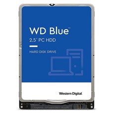 WD Western Digital 2TB 블루 모바일 HDD (WD20SPZX), 500GB