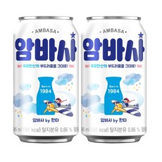 암바사 밀크소다, 345ml, 24개