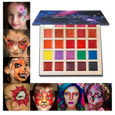 DELANCI Lipstick Palette Face Paint Kit, 1팩, 상세참조