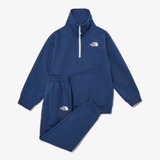 노스페이스키즈 맨투맨 NM5MP05T 키즈 스쿨데이 하프 집 세트 KS SCHOOLDAY HALF ZIP SET 간절기 긴팔