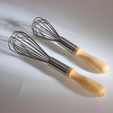 핸드믹서기 나무망치 가정용 포터블 거품기 스테인레스 반죽기 반죽 기건조 생크림만들기, T04-16inch(총장 41CM)