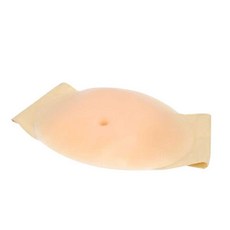 만삭 임산부배 모형 연극 소품 아빠 체험 실리콘복대