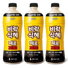 팔도 비락식혜 제로, 1.5L, 3개